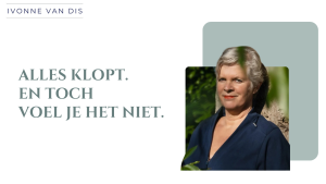 Alles klopt. En toch voel je het niet.