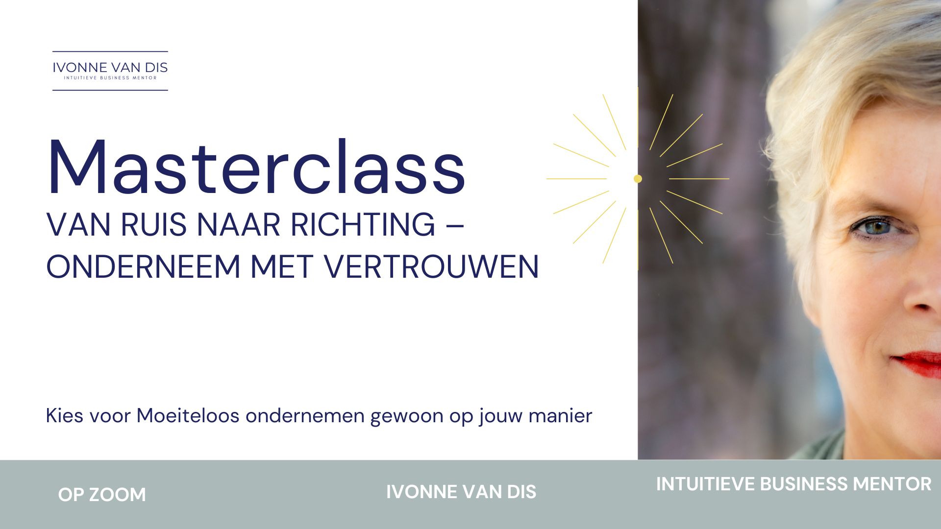 Van ruis naar Richting mASTERCLASS van ruis naar richting