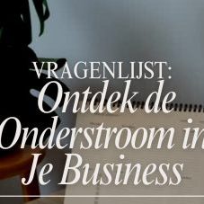 vragenlijst onderstroom waarom je vastloopt